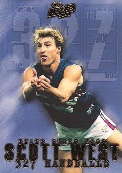 2001 ESP AFL Heroes - Stat Stars 2000 #SS2 Scott West Front